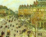 Camille Pissarro avenue de l, opera Spain oil painting artist